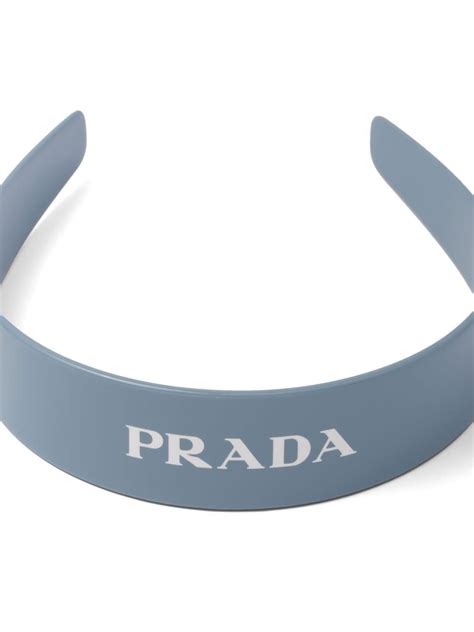 prada plastic brooches|farfetch Prada headband.